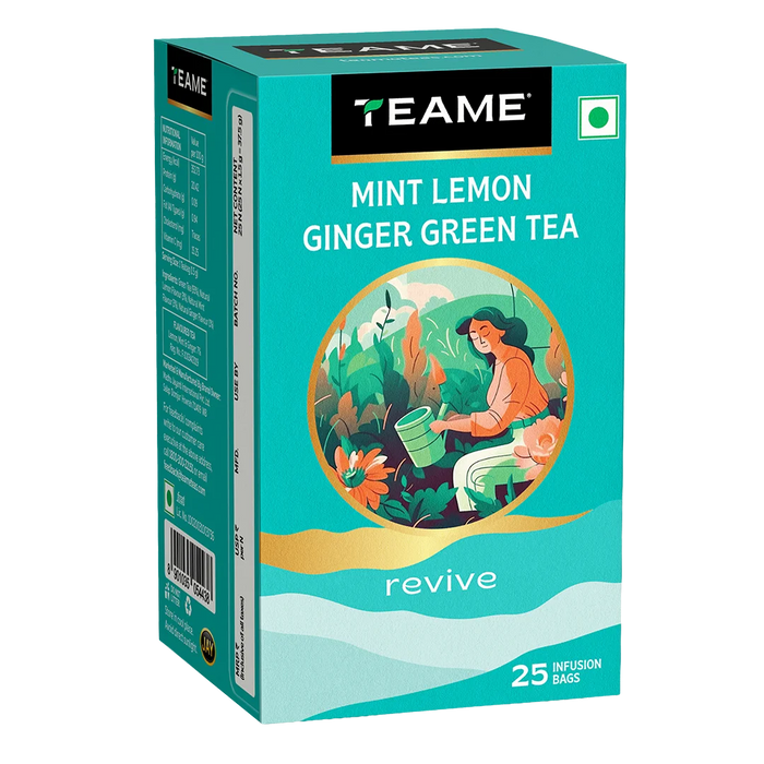 Mint Lemon Ginger Green Tea