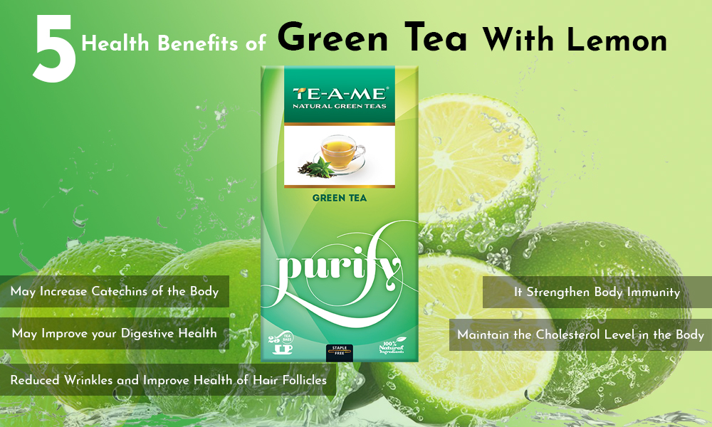 5 Health Benefits of Green Tea With Lemon | TE-A-ME