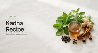 Kadha Recipe at Home: Tulsi, Ginger & Green Tea