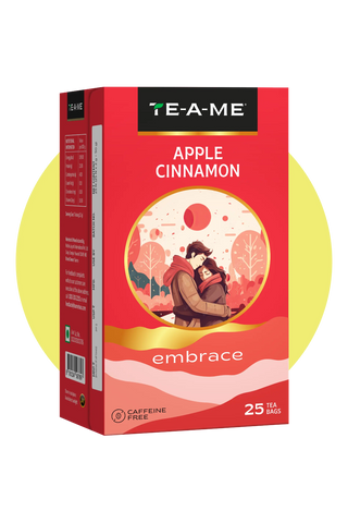teame apple cinnamon tea infusion