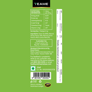 Honey Lemon Green Tea