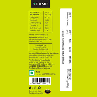 Jasmine Lemongrass Green Tea