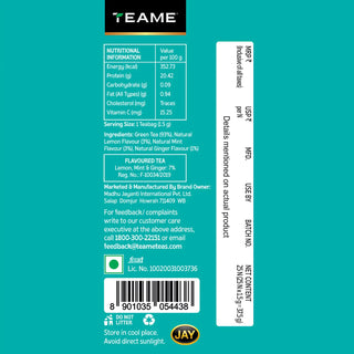 Mint Lemon Ginger Tea