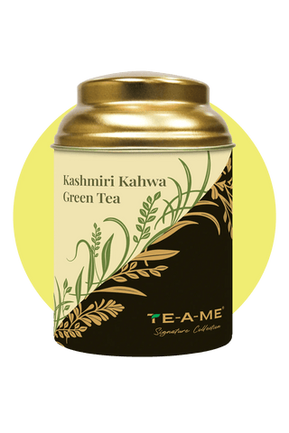 Kashmiri Kahwa Tea Tin - TE-A-ME