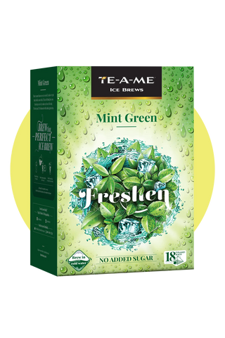 teame cold brew green tea with mint