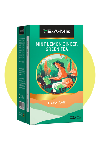Teame green tea ginger mint and lemon