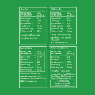 Assorted Green Teas