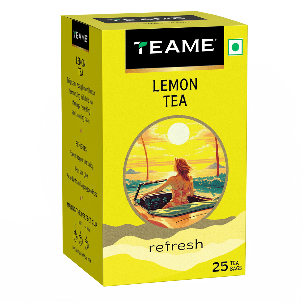 Lemon Tea Benefits | Nimbu Chai Black Tea | TEAME