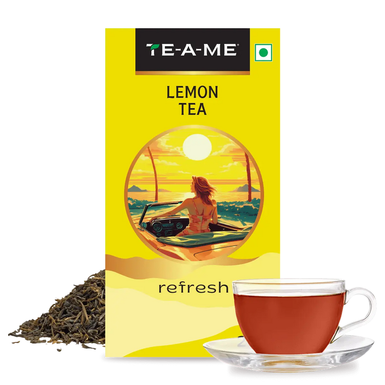 Buy Online: Te-A-Me Lemon Tea from India, 25 tea bags – TE-A-ME
