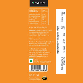 Lemon Ginger Herbal Tea