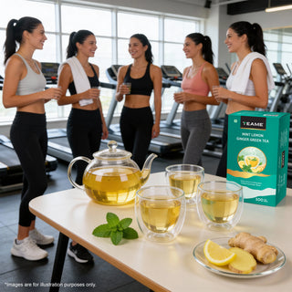 Mint Lemon Ginger Green Tea