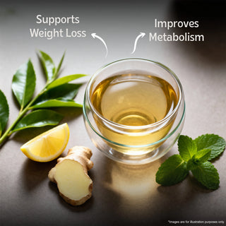Mint Lemon Ginger Green Tea