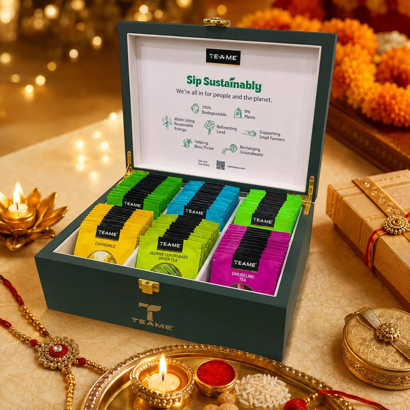 Her · Serene Sip — Rakhi Tea Chestlet