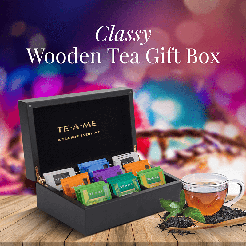Buy Wooden Tea Chest Online India for Corporate Gifts in